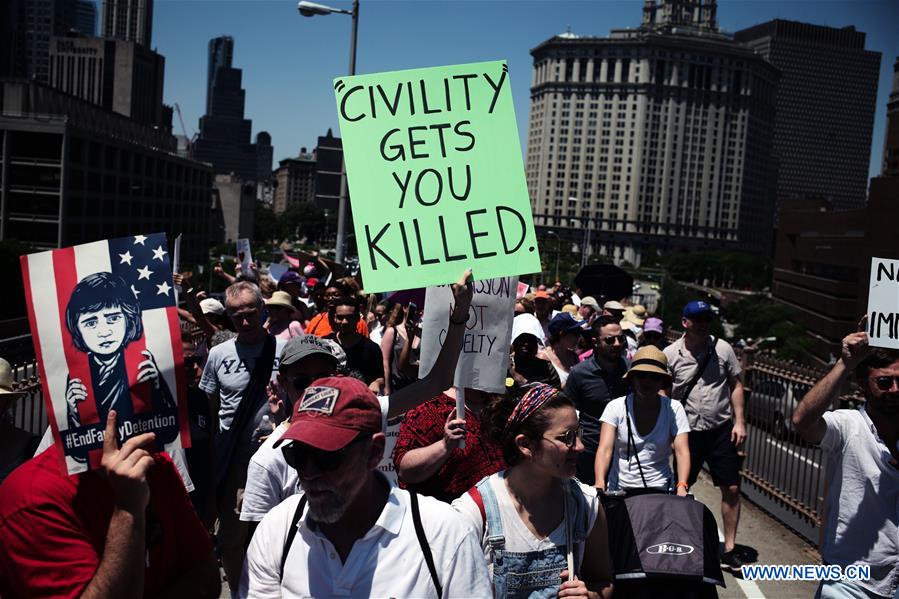 U.S.-NEW YORK-IMMIGRATION POLICY-PROTEST