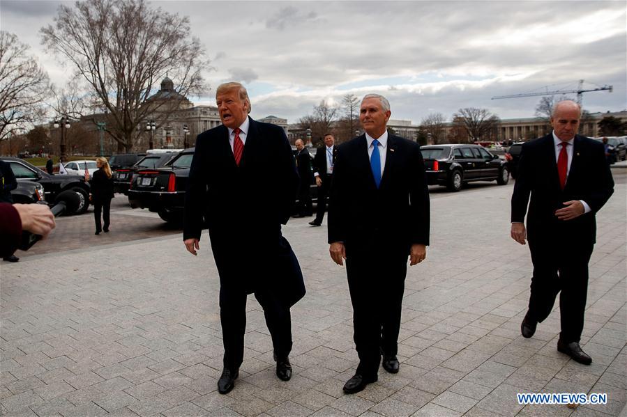 U.S.-WASHINGTON D.C.-TRUMP-SENATE REPUBLICAN POLICY LUNCH
