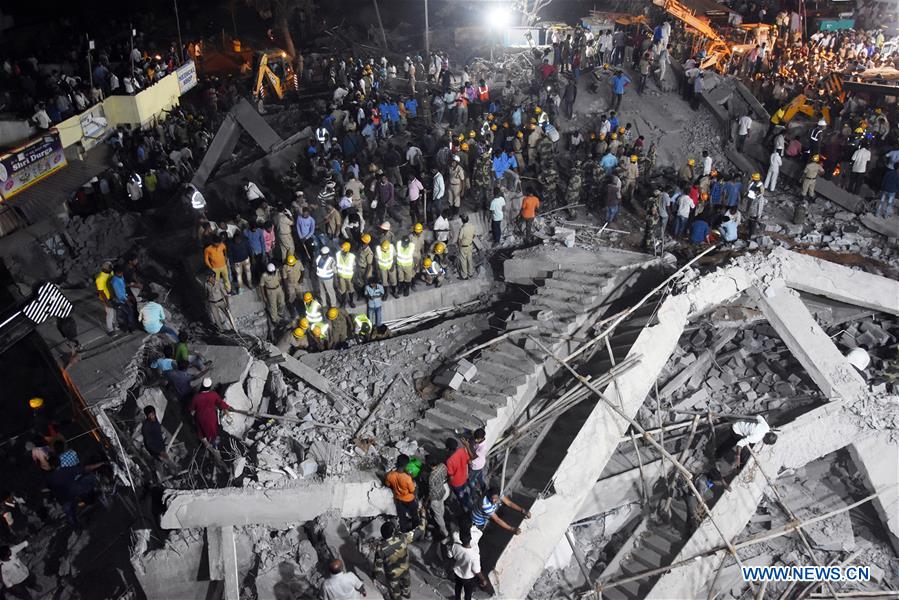 INDIA-DHARWAD-BUILDING-COLLAPSE