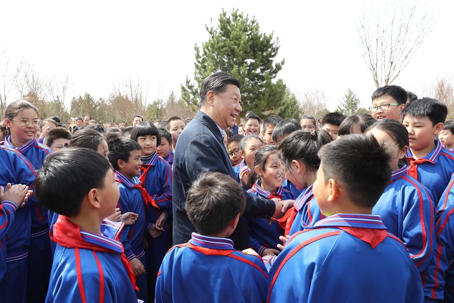 CHINA-BEIJING-LEADERS-TREE PLANTING (CN)