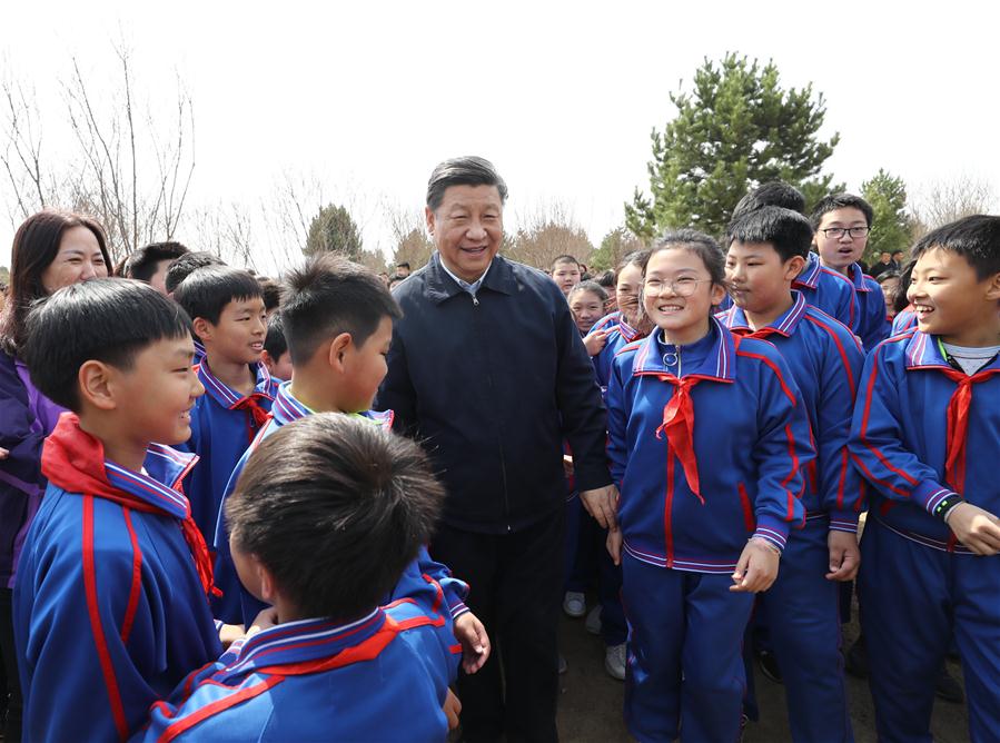 CHINA-BEIJING-LEADERS-TREE PLANTING (CN)