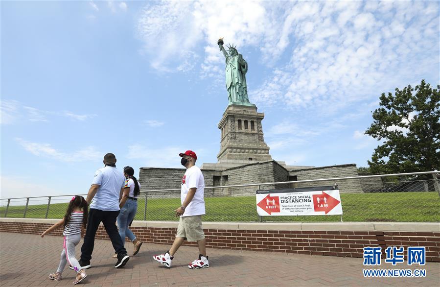 (國際疫情)(2)紐約進入解封新階段 自由島重新開放