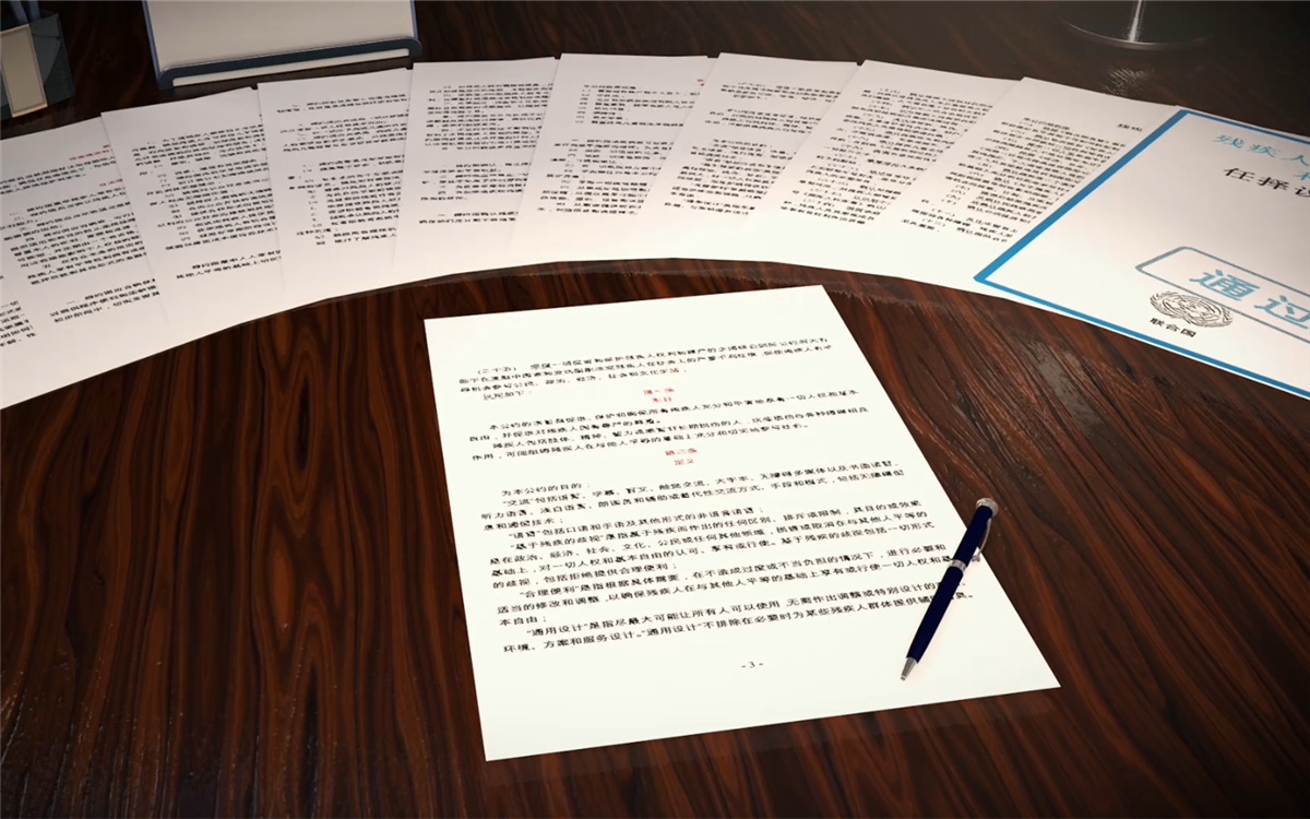 2006年12月，《殘疾人權(quán)利公約》在聯(lián)合國大會獲得通過