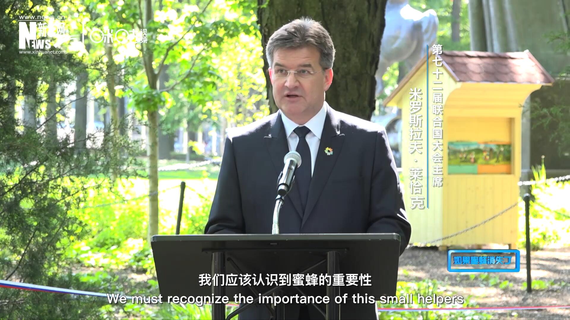 我們應(yīng)該認(rèn)識(shí)到蜜蜂的重要性，所以我們用“世界蜜蜂日”提高大家保護(hù)蜜蜂的意識(shí)，并且用實(shí)際行動(dòng)去保護(hù)蜜蜂