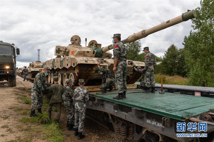 (國際)(5)我軍赴俄參加“國際軍事比賽-2020”裝備運(yùn)抵比賽場地