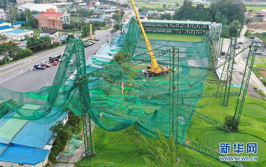 （國際）（5）超強(qiáng)臺風(fēng)“美莎克”過境韓國致1死1傷