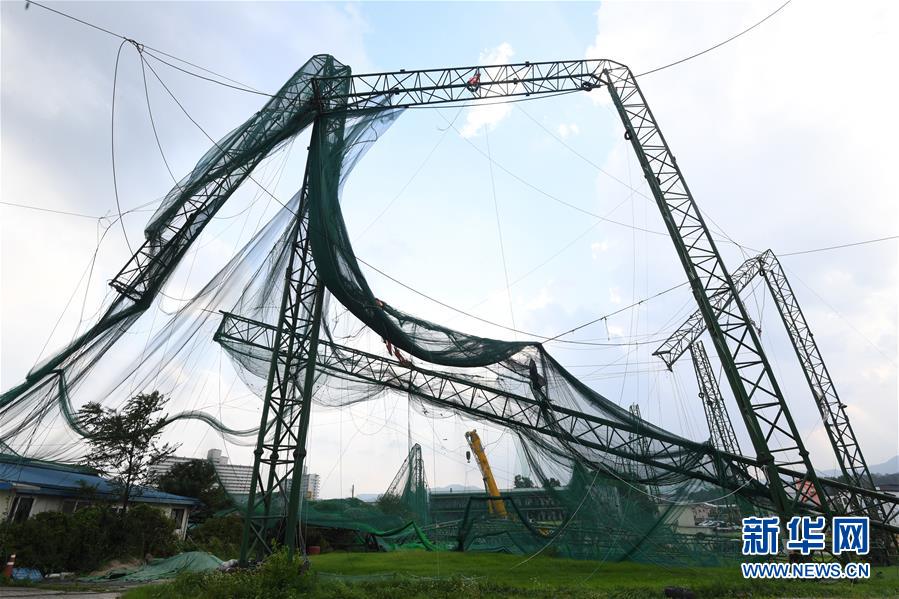 （國際）（6）超強(qiáng)臺風(fēng)“美莎克”過境韓國致1死1傷