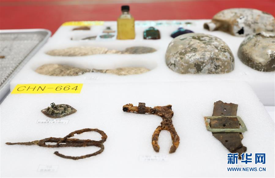 (國(guó)際)(6)第七批在韓中國(guó)人民志愿軍烈士遺骸裝殮儀式舉行