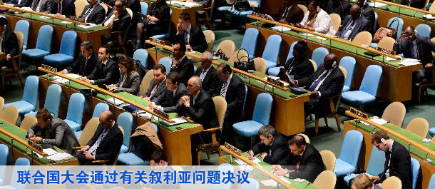 聯(lián)合國(guó)大會(huì)通過有關(guān)敘利亞問題決議